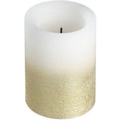 422468 Свеча LED рождественская AMBORIALA, LED, теплый белый, батарейки 2хААА (не входят в комплект), эффект мерцания, таймер 5/19 ч, воск/пластик/бел 422468 Свеча LED рождественская AMBORIALA, LED, теплый белый, батарейки 2хААА (не входят в комплект), эффект мерцания, таймер 5/19 ч, воск/пластик/бел