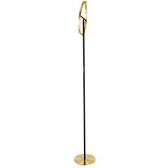 901973 Светодиодный торшер CASTELPOTO, 2X8,8W(LED), 3000K, 2000lm, сталь, латунь состаренный, черный, белый