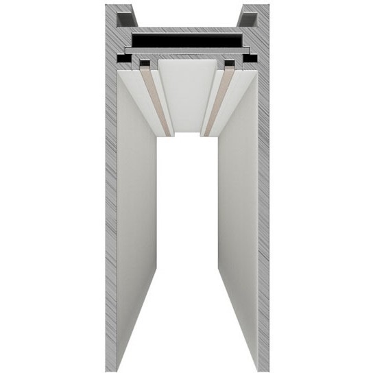 Магнитный накладной шинопровод 1м Smart 220V Denkirs TR2001-WH