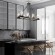 10437/570 LOFT IT CANDLELIGHT Подвесной светильник никелевый, 6 ламп E27, 240 Вт, металлическое основание, прозрачные стеклянные плафоны, Ø570 мм, высота 560 мм