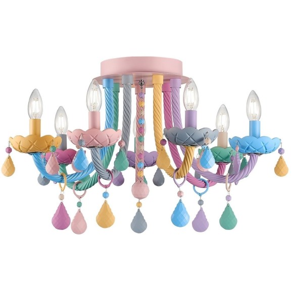 SL1700.782.07 Люстра потолочная ST-Luce Разноцветный E14 7*40W FIATA