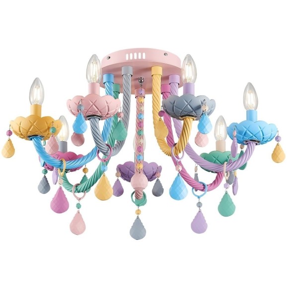 SL1700.782.07 Люстра потолочная ST-Luce Разноцветный E14 7*40W FIATA