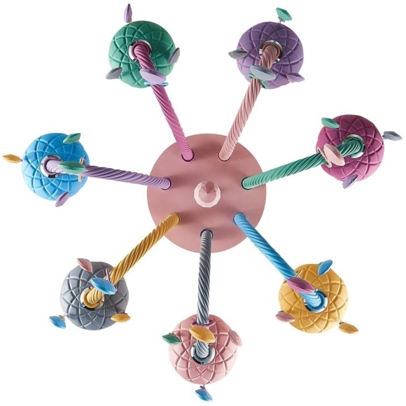 SL1700.782.07 Люстра потолочная ST-Luce Разноцветный E14 7*40W FIATA