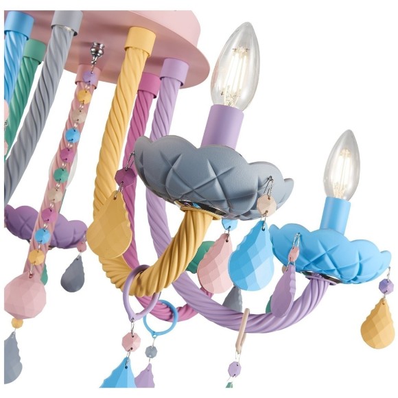 SL1700.782.07 Люстра потолочная ST-Luce Разноцветный E14 7*40W FIATA