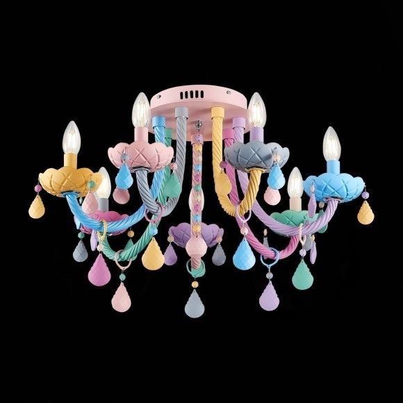 SL1700.782.07 Люстра потолочная ST-Luce Разноцветный E14 7*40W FIATA