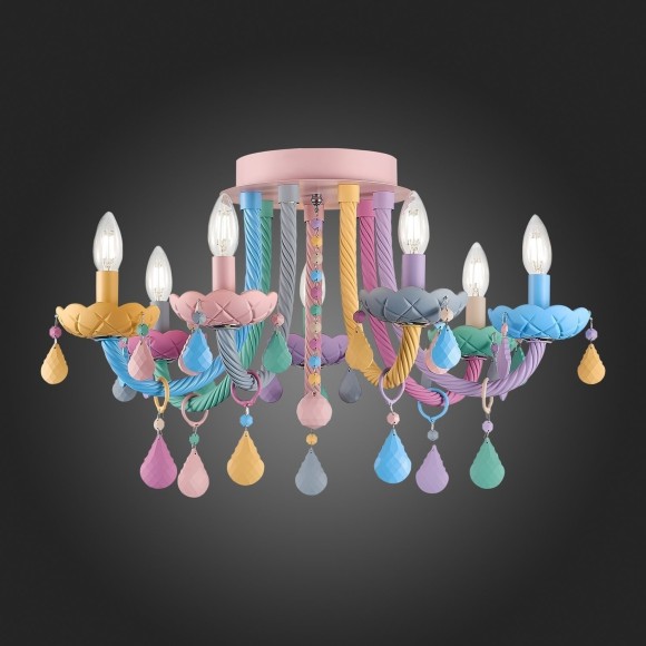 SL1700.782.07 Люстра потолочная ST-Luce Разноцветный E14 7*40W FIATA