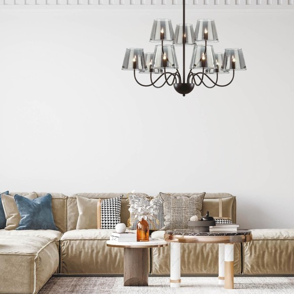 Люстра потолочная G9 Lumion SMOKY 6570/12C