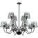 Люстра потолочная G9 Lumion SMOKY 6570/12C