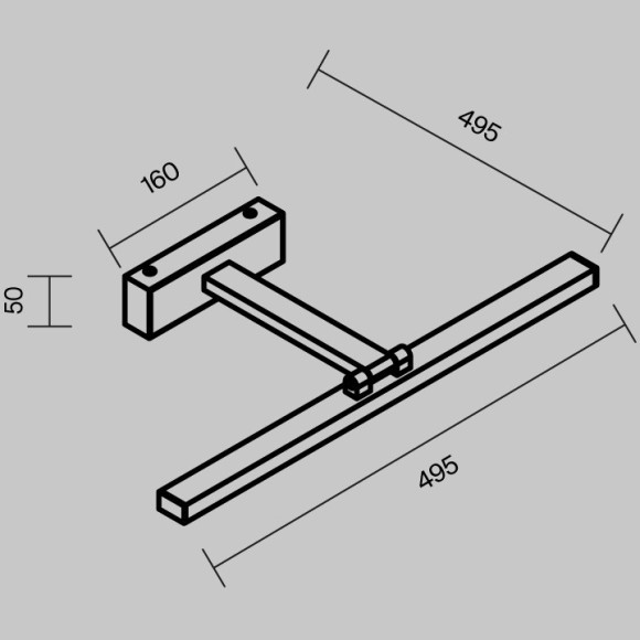 Подсветка Maytoni MIR008WL-L12W4K Подсветка Maytoni MIR008WL-L12W4K