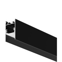 Алюминиевый профиль накладной-подвесной 25x42 (Черный, 2 м), 633010