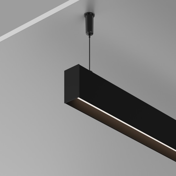 Алюминиевый профиль накладной-подвесной 25x42 (Черный, 2 м), 633010 Алюминиевый профиль накладной-подвесной 25x42 (Черный, 2 м), 633010