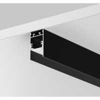 Алюминиевый профиль накладной-подвесной 25x42 (Черный, 2 м), ALM-2542-B-2M 633010