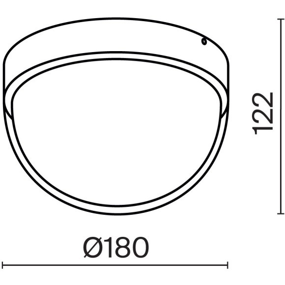 Потолочный светильник Outdoor O438CL-L12GF3K
