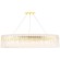 OVIEDO SP12 L1200 3440/312L Crystal Lux Золотая люстра с прозрачными стеклянными плафонами, E14, до 40 Вт, 1200 × 300 × 250 мм, IP20, 220 В