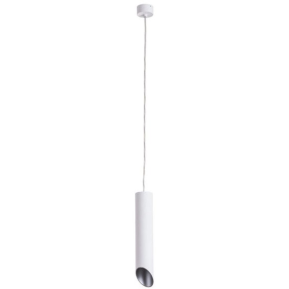 Подвесной светильник цилиндр Arte Lamp A1536SP-1WH PILON-SILVER под лампу 1xGU10 35W Подвесной светильник цилиндр Arte Lamp A1536SP-1WH PILON-SILVER под лампу 1xGU10 35W