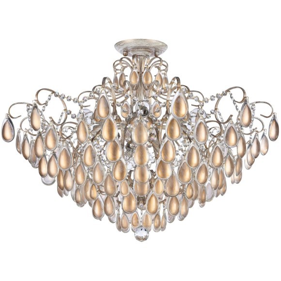 Потолочная люстра с хрусталем Chabrol FR2302-CL-09-WG