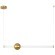 SL1222.203.01 Светильник подвесной ST-Luce Золотистый/Золотистый, Белый LED 1*18W 4000K ANGURRA