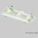 Светильник встроенный Crystal Lux CLT 068C3 WH 1400/289