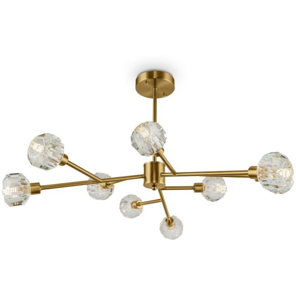 Потолочная люстра хрустальная Grace FR5114PL-09BZ