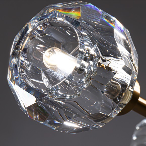 Потолочная люстра хрустальная Grace FR5114PL-09BZ