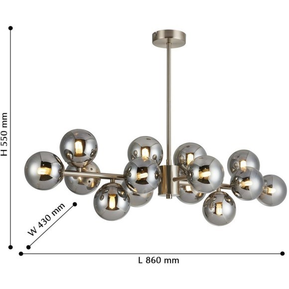 Потолочная люстра Varietas 2650-14P Потолочная люстра Varietas 2650-14P