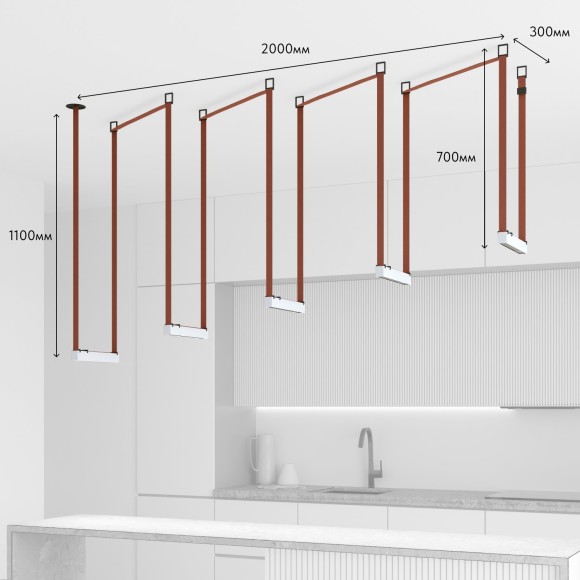 Готовая ременная трековая система Denkirs Belty DK55SET17-01-BR Готовая ременная трековая система Denkirs Belty DK55SET17-01-BR