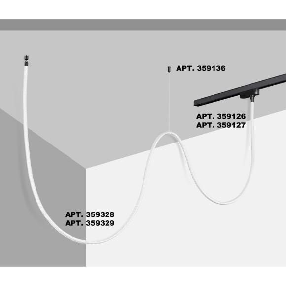 359328 KONST NT24 000 черный Светильник светодиодный IP20 LED 3000K 25W 170-265V 2420Лм RAMO