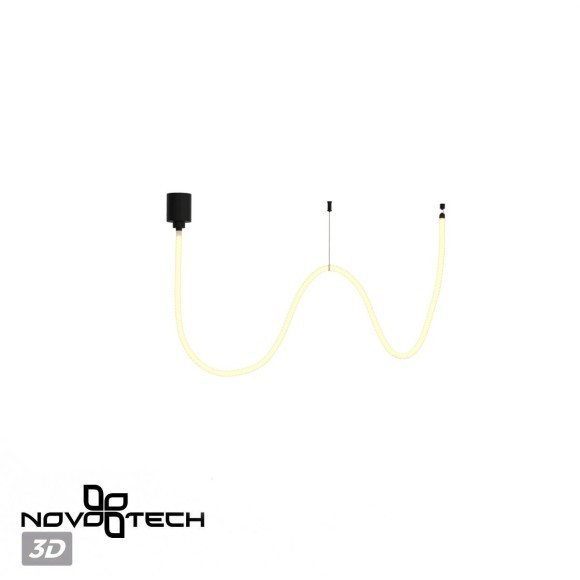 359328 KONST NT24 000 черный Светильник светодиодный IP20 LED 3000K 25W 170-265V 2420Лм RAMO