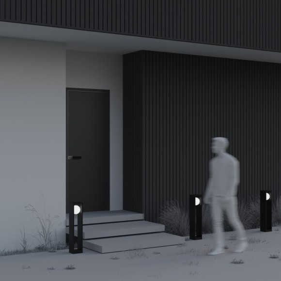 Ландшафтный уличный напольный светодиодный светильник 10Вт CRI80 300лм 3000К Maytoni Outdoor Slate O483FL-L10GF3K