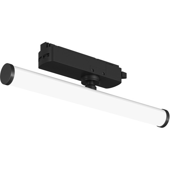 Однофазный двужильный светодиодный трековый светильник Denkirs DK6448-BK Strom 4000К 800Лм CRI90+ 300° 10Вт