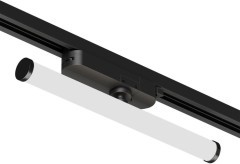 Однофазный двужильный светодиодный трековый светильник Denkirs DK6448-BK Strom 4000К 800Лм CRI90+ 300° 10Вт Однофазный двужильный светодиодный трековый светильник Denkirs DK6448-BK Strom 4000К 800Лм CRI90+ 300° 10Вт