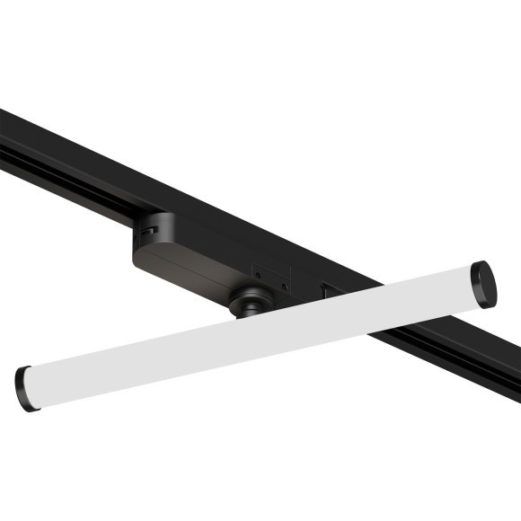 Однофазный двужильный светодиодный трековый светильник Denkirs DK6448-BK Strom 4000К 800Лм CRI90+ 300° 10Вт