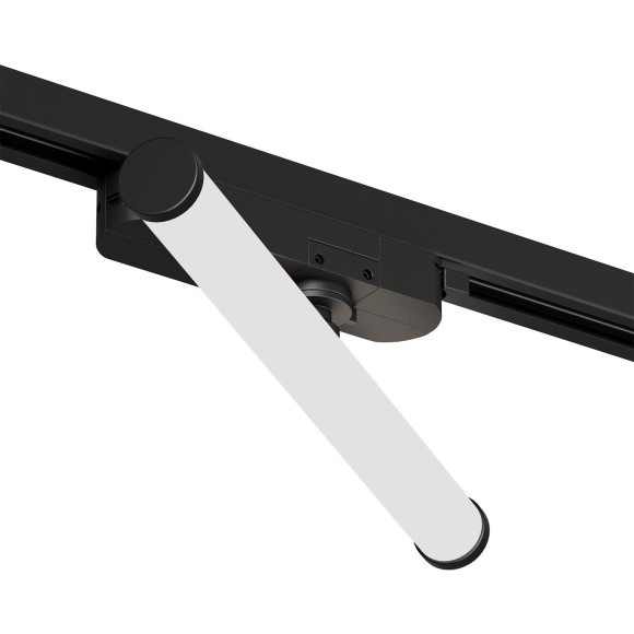 Однофазный двужильный светодиодный трековый светильник Denkirs DK6448-BK Strom 4000К 800Лм CRI90+ 300° 10Вт