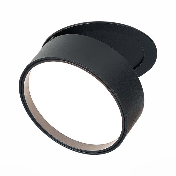 ST651.438.14 Встраиваемый поворотный светильник Черный LED 1*14W 3000K 1 100Lm Ra90 120° IP20 D105x Встраиваемые светильники