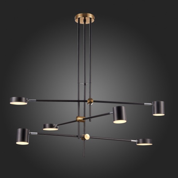 SL1604.432.06 Светильник потолочный ST-Luce Черный, Латунь/Черный LED 6*5W 3000K RODRIGO SL1604.432.06 Светильник потолочный ST-Luce Черный, Латунь/Черный LED 6*5W 3000K RODRIGO