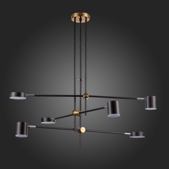 SL1604.432.06 Светильник потолочный ST-Luce Черный, Латунь/Черный LED 6*5W 3000K RODRIGO SL1604.432.06 Светильник потолочный ST-Luce Черный, Латунь/Черный LED 6*5W 3000K RODRIGO