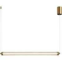 SL6224.313.01 Светильник подвесной ST-Luce Латунь/Прозрачный LED 1*30W 4000K BAMBOO