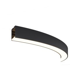 Радиусный профиль 35x35 Ø800мм 1/4 круга черный ALM-3535R-B-D-90°-0.8M Радиусный профиль 35x35 Ø800мм 1/4 круга черный ALM-3535R-B-D-90°-0.8M