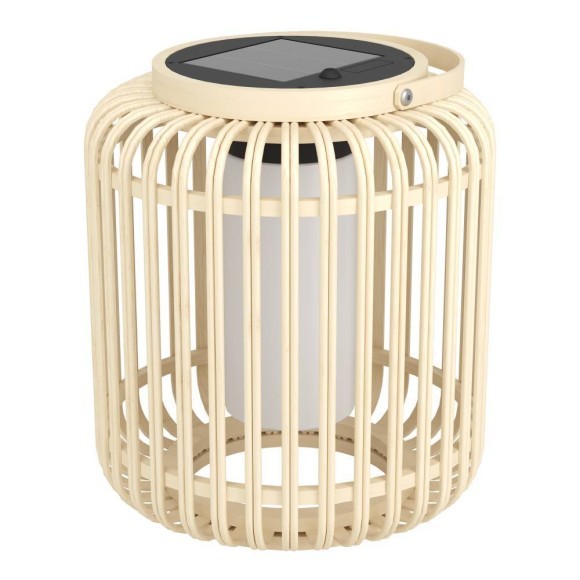 901088 MARLIANO Светодиодный настенный светильник на солнечной батарее с выключателем, 2.5Вт, 300Лм, 4000К, дерево, пластик, IP44