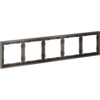 Рамка пластиковая VOLTUM S70 на 5 пост, (капучино)