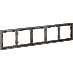 Рамка пластиковая VOLTUM S70 на 5 пост, (капучино)