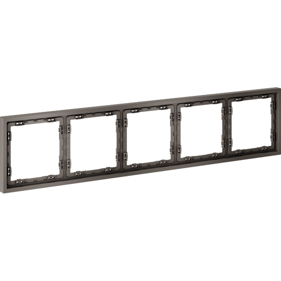 Рамка пластиковая VOLTUM S70 на 5 пост, (капучино)