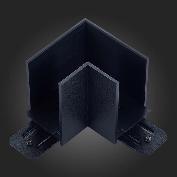 ST015.422.14 Соединитель угловой для накладного шинопровода черный SKYLINE 220 ST015.422.14 Соединитель угловой для накладного шинопровода черный SKYLINE 220