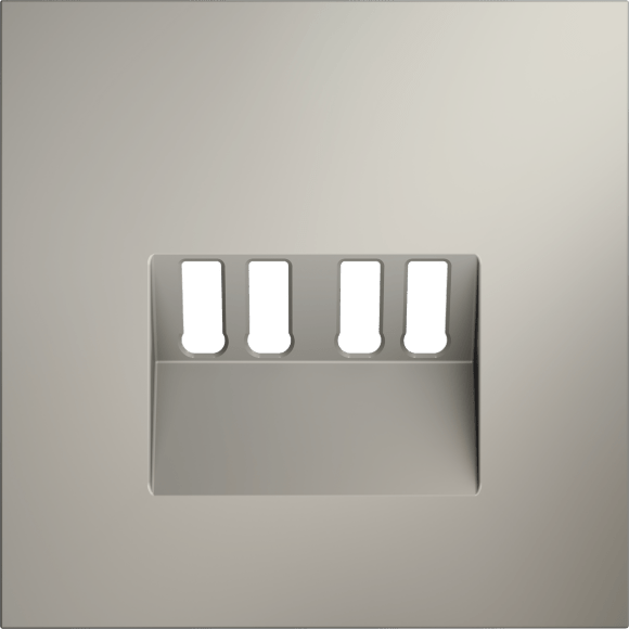 Накладка для розетки акустической 4-местной , S70 (кашемир)