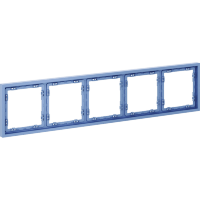 Рамка пластиковая VOLTUM S70 на 5 постов, (деним)