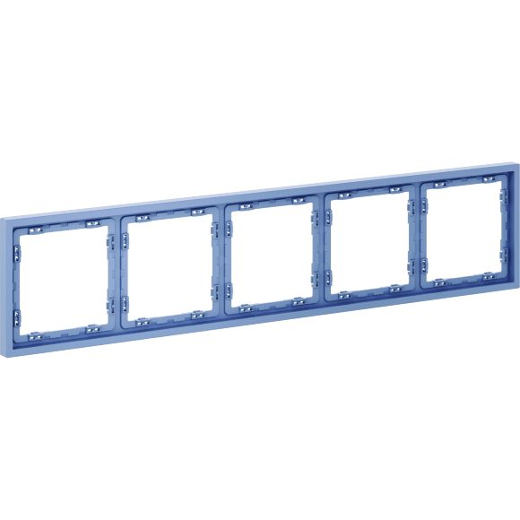 Рамка пластиковая VOLTUM S70 на 5 постов, (деним)