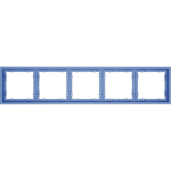 Рамка пластиковая VOLTUM S70 на 5 постов, (деним)