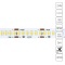 A2424010-02-4K Светодиодная лента 24В 19,2Вт/м 1800Лм/м 4000К CRI 90+ 10мм SMD2835 240шт/м 5м IP20