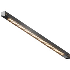Maytoni EXILITY X TR241-2-6W3K-B Трековый линейный светодиодный черный магнитный светильник длиной 33см, с DIP переключателем группы включения на корпусе, LED 6Вт 3000K 540Лм CRI90 40° IP20 48В