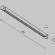 Maytoni EXILITY X TR241-2-6W3K-B Трековый линейный светодиодный черный магнитный светильник длиной 33см, с DIP переключателем группы включения на корпусе, LED 6Вт 3000K 540Лм CRI90 40° IP20 48В